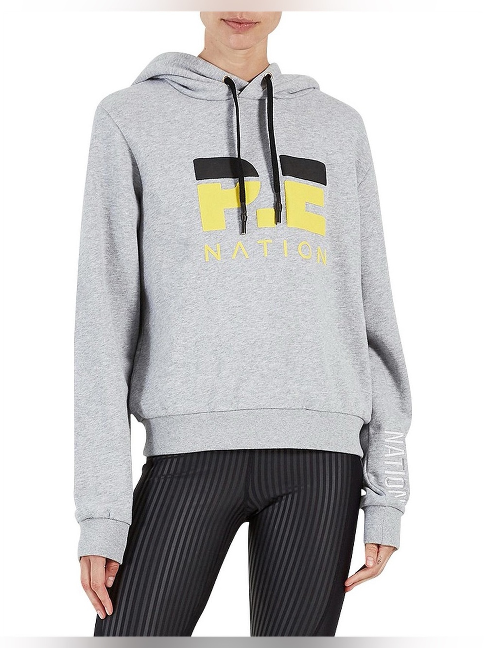 P.E. Nation. Yale Squad Hoodie. Gray. Size Medium.